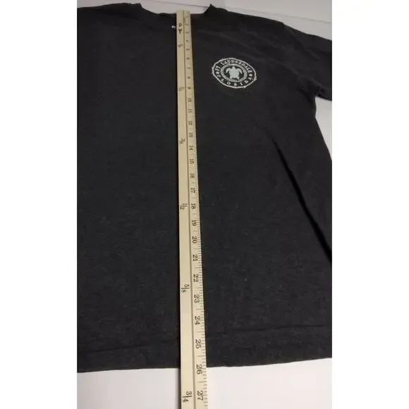 Surf Style Fort Lauderdale Florida Sea Turtle T-Shirt Heather Gray Medium - Picture 4 of 7